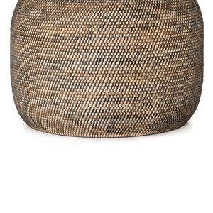 Ansel Basket-Black Rattan