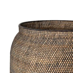 Ansel Basket-Black Rattan