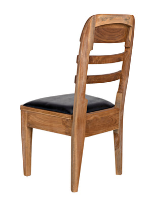 Laila Chair, Teak with Leather