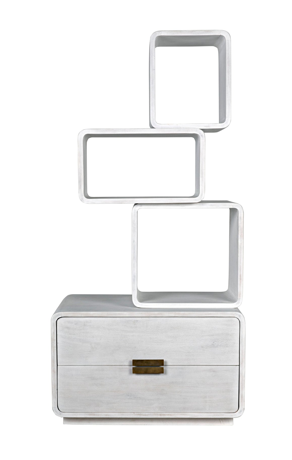 Belini Bookcase, White Wash