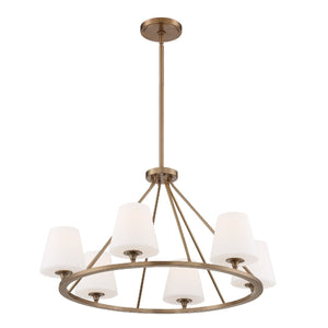 Keenan 6 Light Vibrant Gold Chandelier