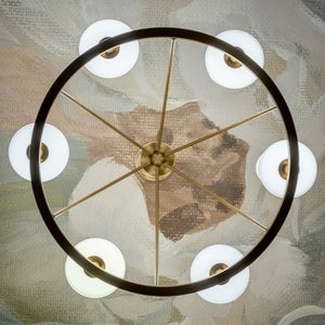 Keenan 6 Light Vibrant Gold Chandelier