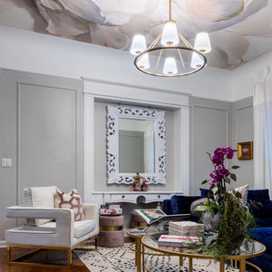 Keenan 6 Light Vibrant Gold Chandelier