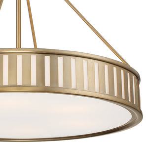 Kendal 6 Light Vibrant Gold Pendant