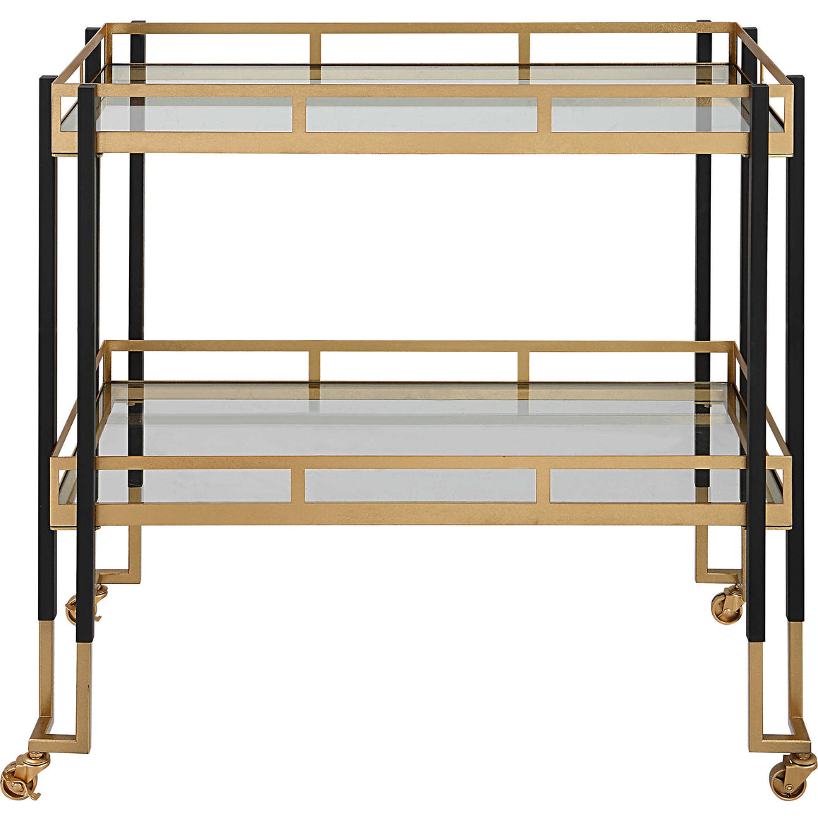 Kentmore Glass Bar Cart