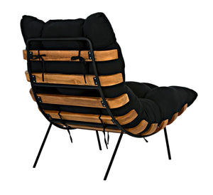 Hanzo Chair with Metal Legs, Teak
