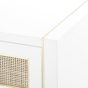 Extra Large 6-Drawer in White Lacquer | Karen Collection | Villa & House