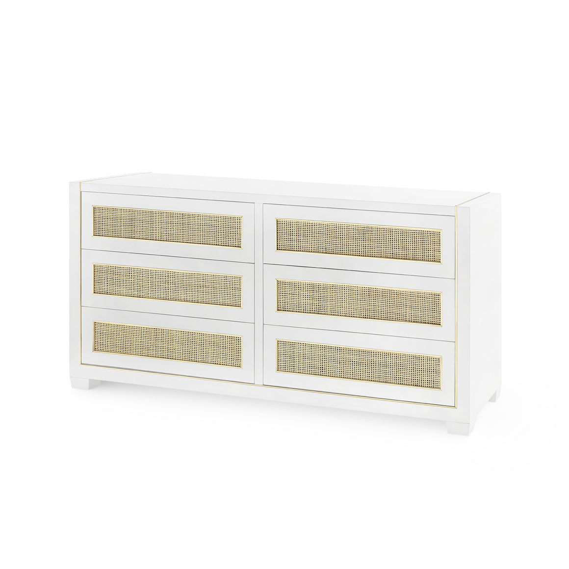 Extra Large 6-Drawer in White Lacquer | Karen Collection | Villa & House