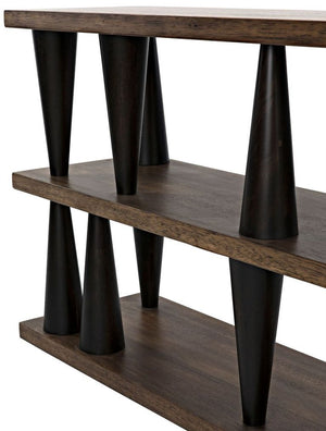 Mood Console - Ebony and Dark Walnut
