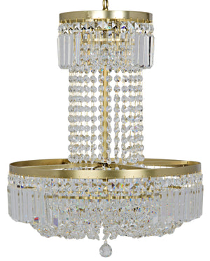 Noir St. Petersburg Chandelier - Antique Brass