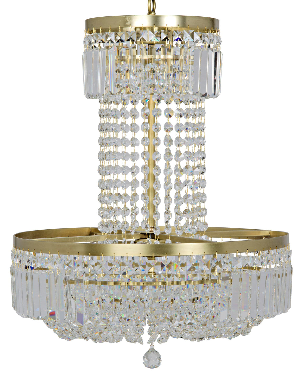 Noir St. Petersburg Chandelier - Antique Brass