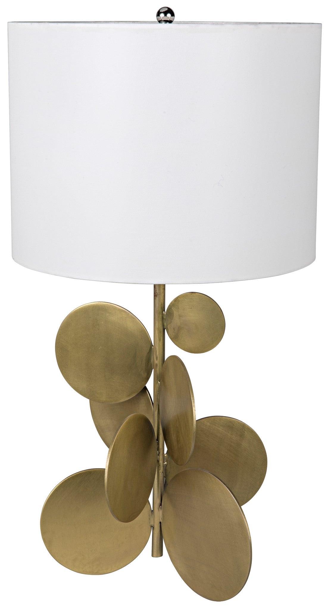 Noir Vadim Table Lamp - Antique Brass