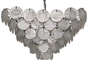 Noir Scala Glass Chandelier