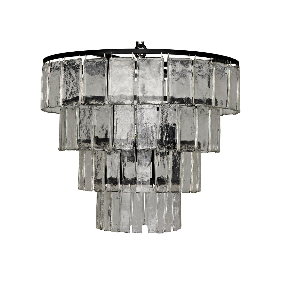 Noir Medium Carnegie Glass Chandelier