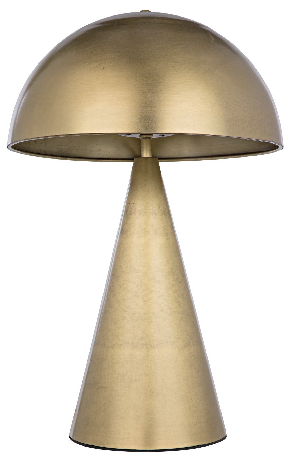 Noir Skuba Table Lamp - Antique Brass