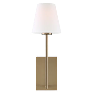 Lena 1 Light Vibrant Gold Wall Mount