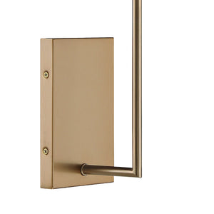 Lena 1 Light Vibrant Gold Wall Mount