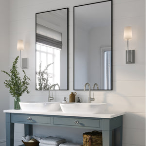 Lena 1 Light Polished Chrome Wall Mount