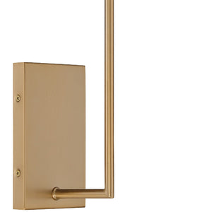 Lena 1 Light Vibrant Gold Wall Mount