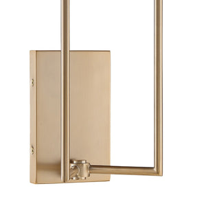 Lena 2 Light Vibrant Gold Wall Mount