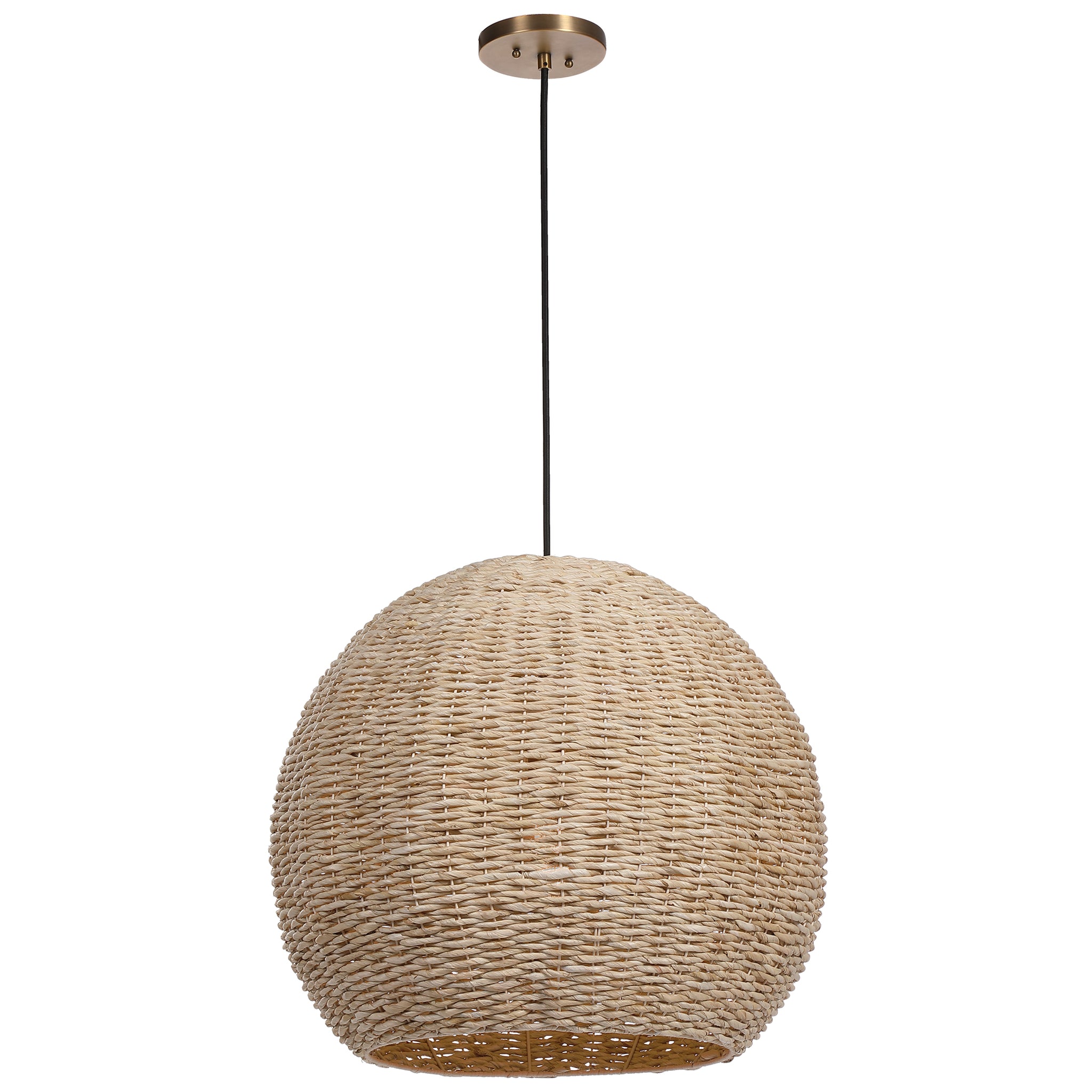 Uttermost Dome Pendant - Seagrass