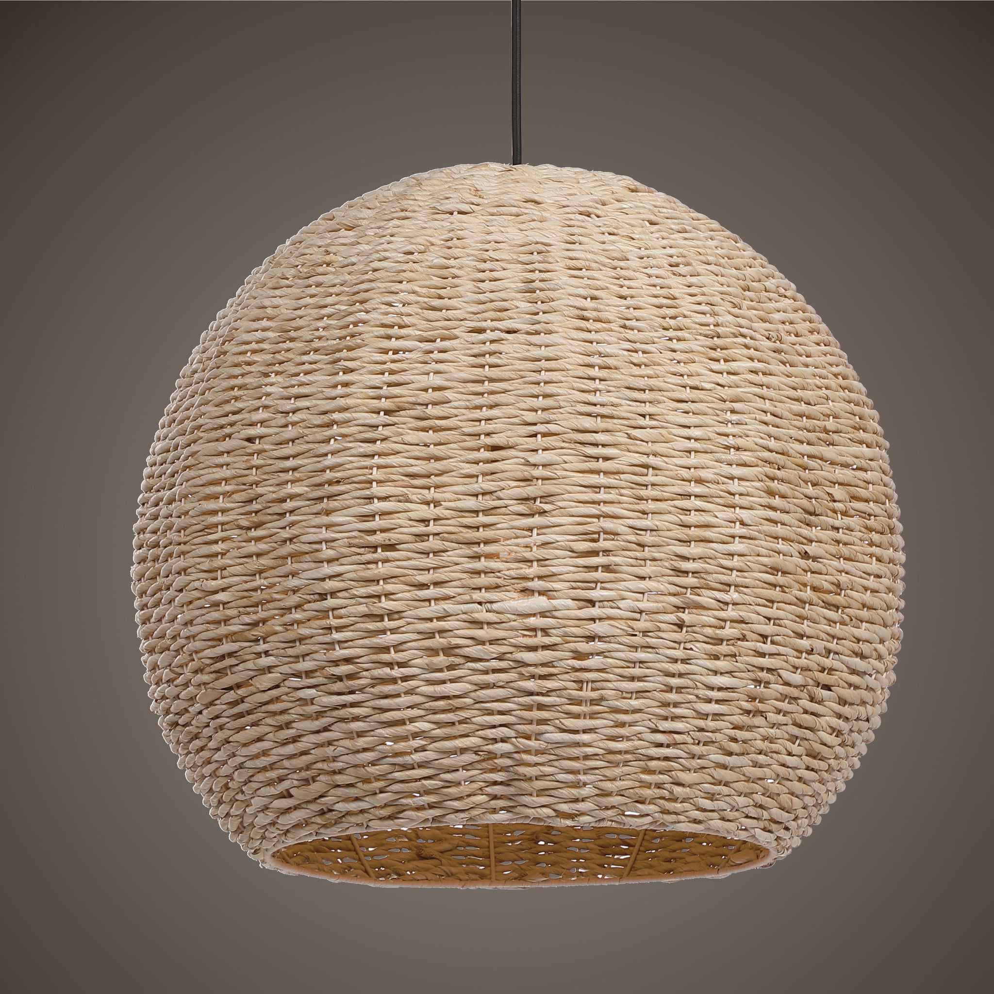 Uttermost Dome Pendant - Seagrass