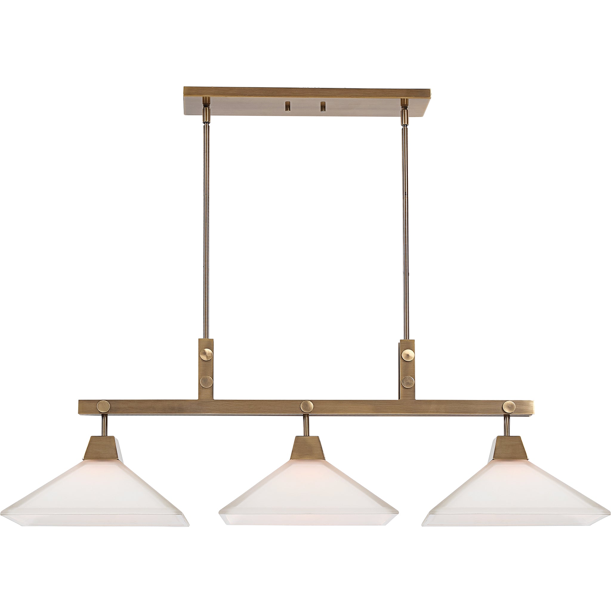 Brookdale Industrial 3 Light Linear Chandelier