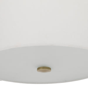 Colfax Brass 3 Light Semi Flush