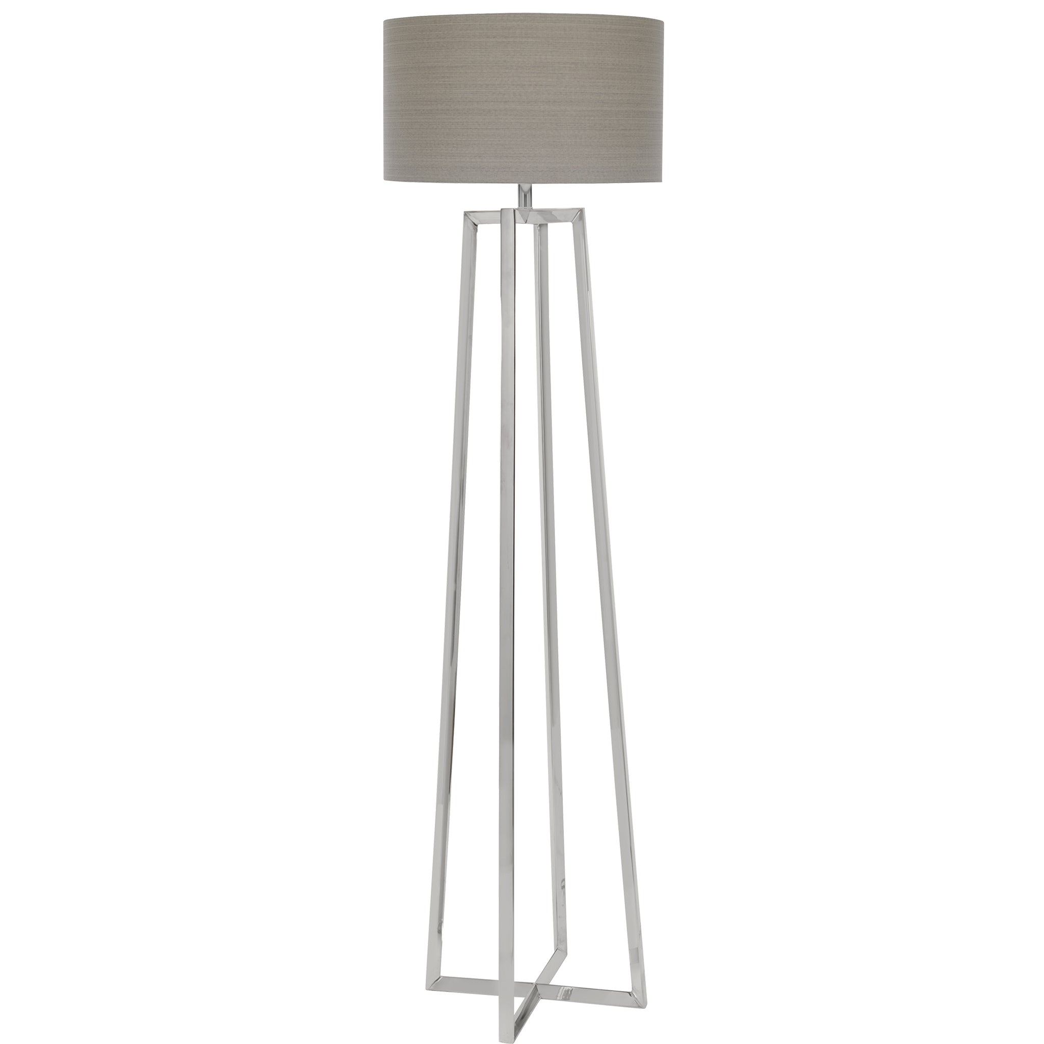 Keokee Polished Nickel Floor Lamp