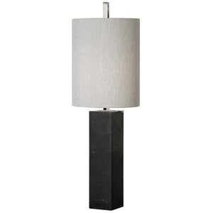 Delaney Marble Column Accent Lamp