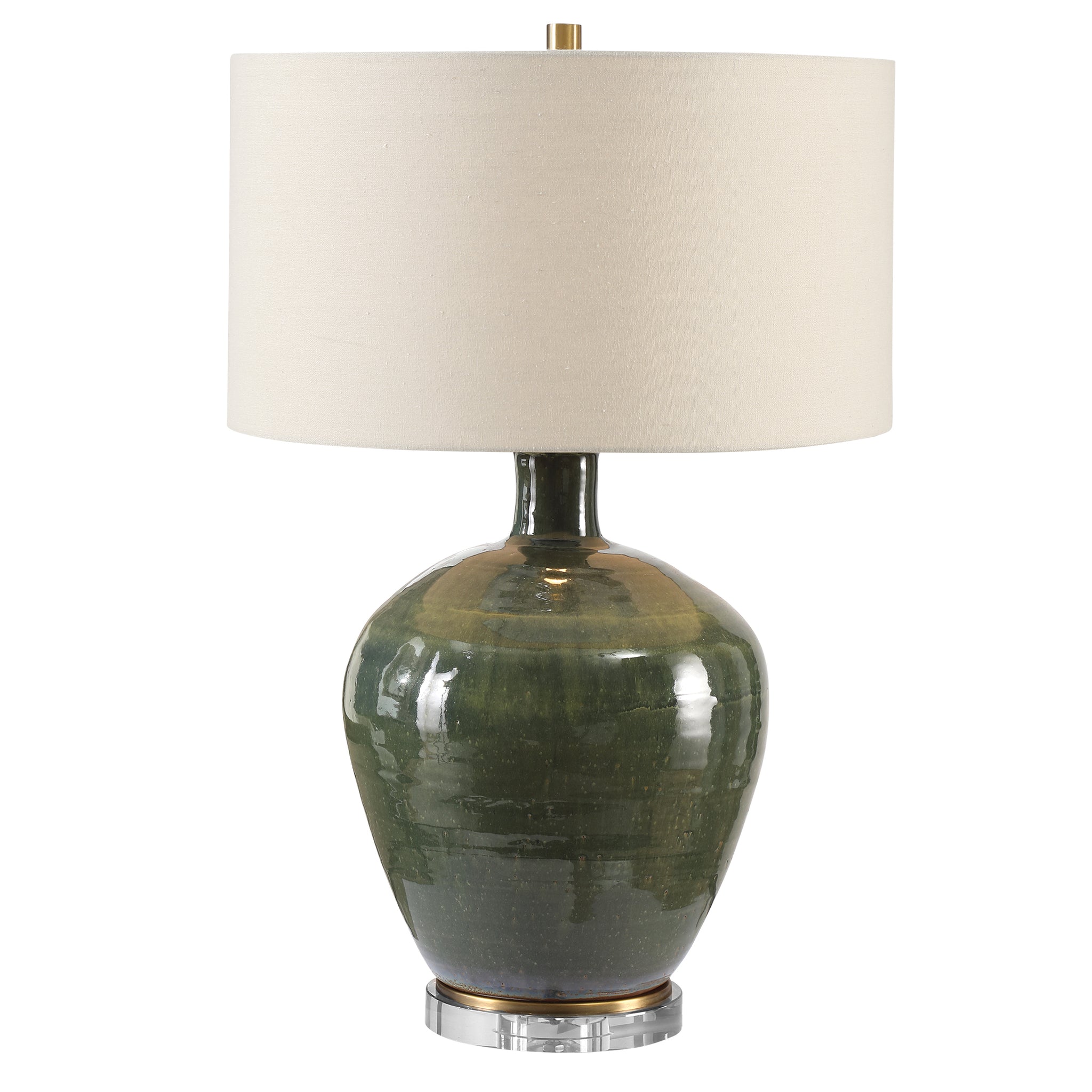 Elva Emerald Table Lamp