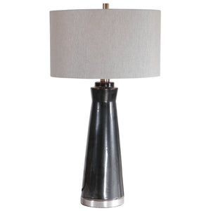 Arlan Dark Charcoal Table Lamp