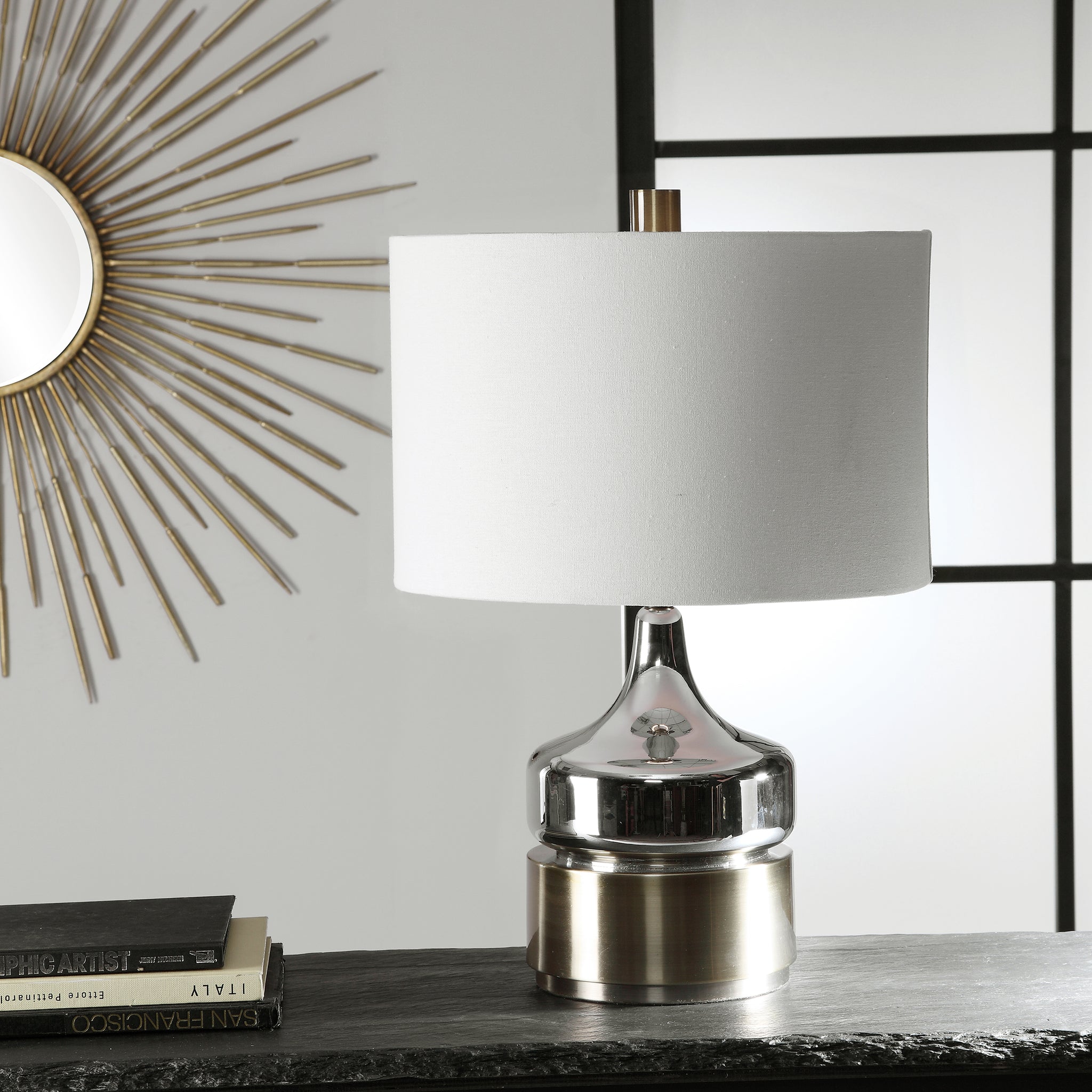 Como Chrome Table Lamp
