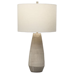 Volterra Taupe-Gray Table Lamp