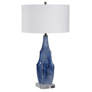 Everard Blue Table Lamp