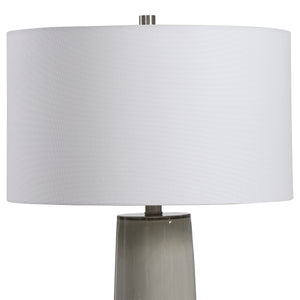 Abdel Gray Glaze Table Lamp