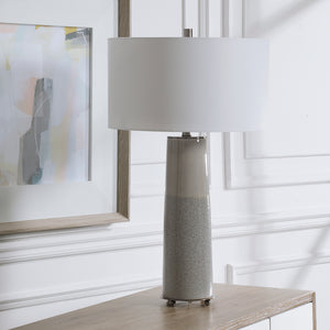 Uttermost Abdel Gray Glaze Table Lamp