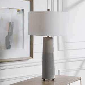 Abdel Gray Glaze Table Lamp