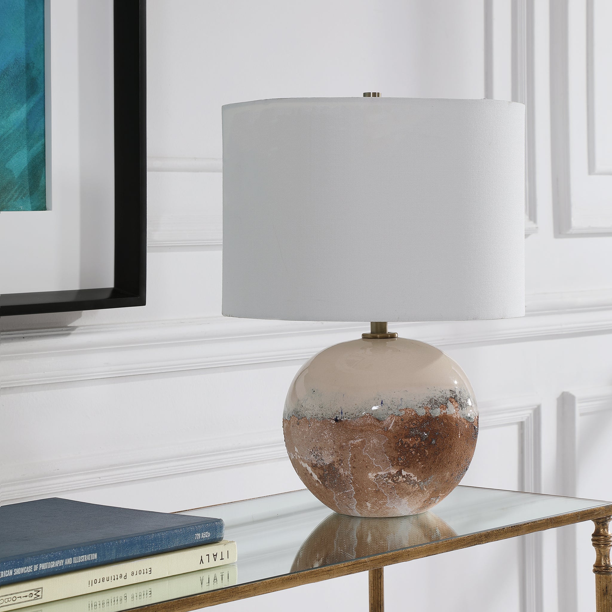 Next crackle glass lamp outlet
