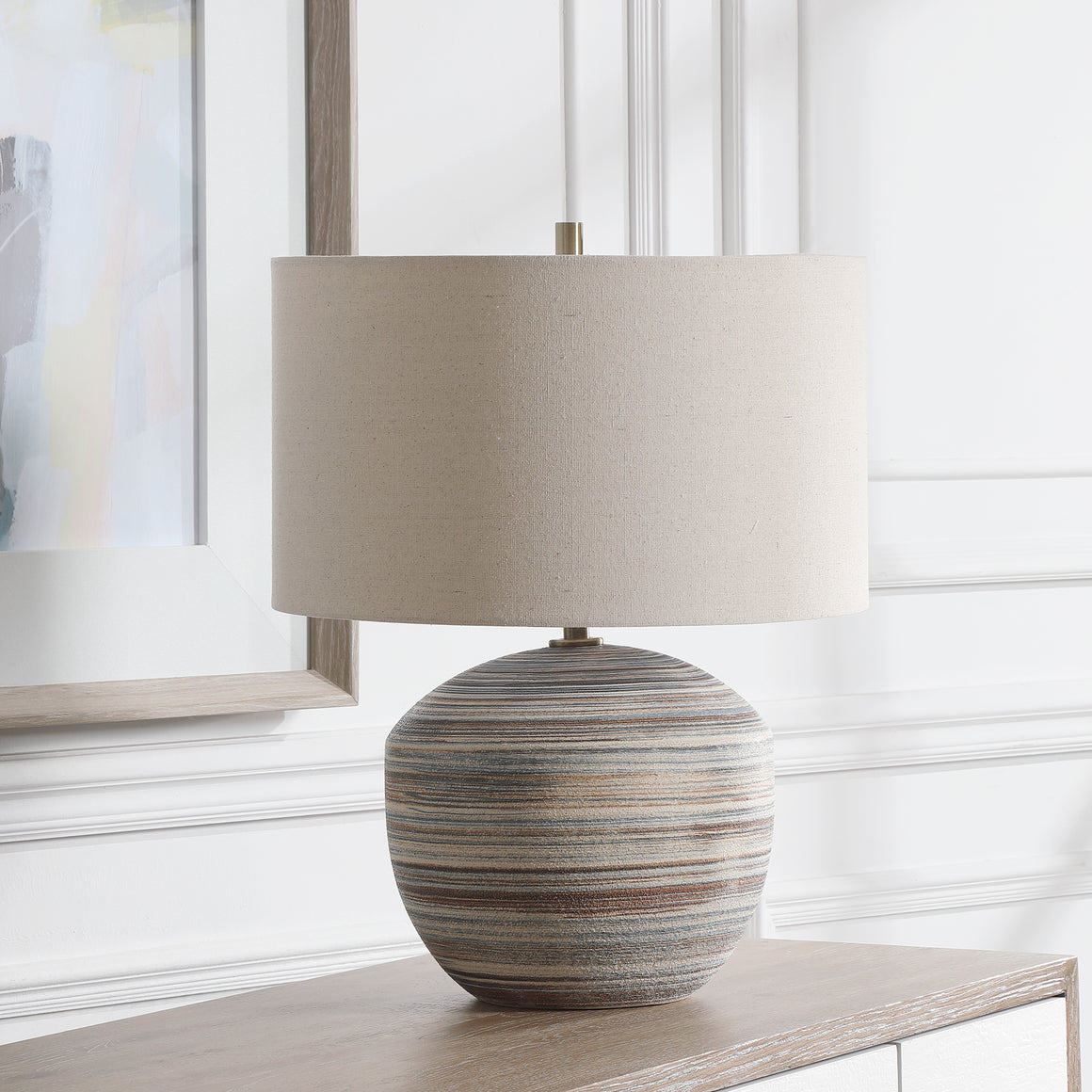 Uttermost Prospect Striped Accent Lamp