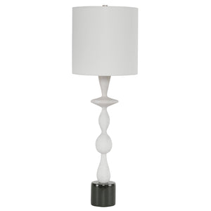 Inverse White Marble Table Lamp