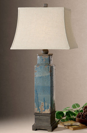 Soprana Blue Table Lamp