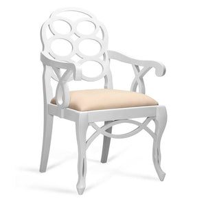 Arm Chair — White Lacquer | Loop Collection | Villa & House