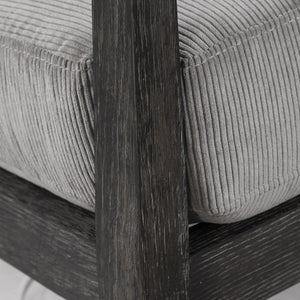Brunei Modern Gray Accent Chair