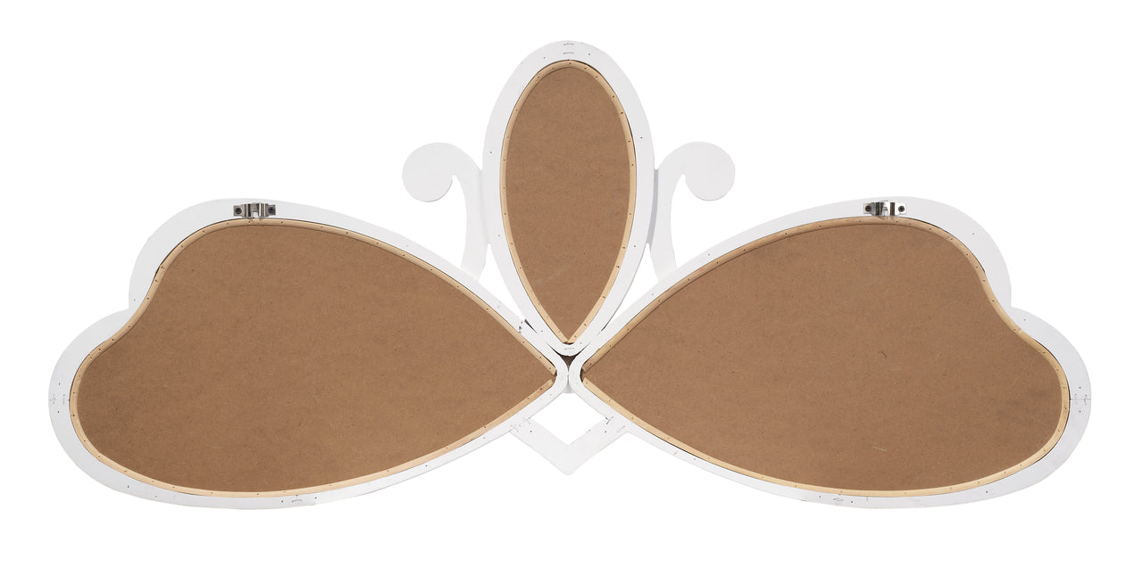 Scroll Mirror - White MDF