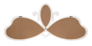 Scroll Mirror - White MDF