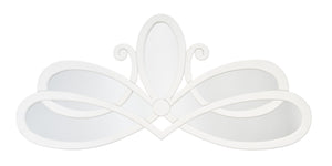 Scroll Mirror - White MDF