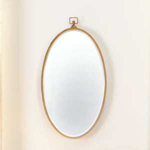 Wade Mirror - Antique Brass Metal