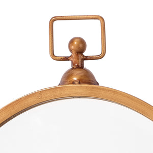 Wade Mirror - Antique Brass Metal