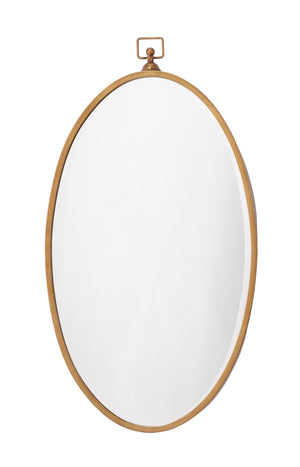 Wade Mirror - Antique Brass Metal